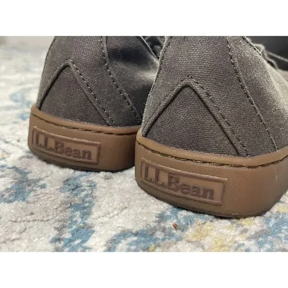 L.L. Bean Mens Campside 2 Eye 505999 Brown Boat Shoes Lace Up Size 8 - Picture 5 of 8